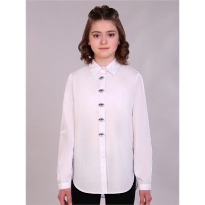Блузка для девочки 11208, Белый