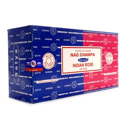 Благовония Satya Combo Nag Champa Ayurveda Комбо Нагчампа Аюрведа 16gm уп-12шт