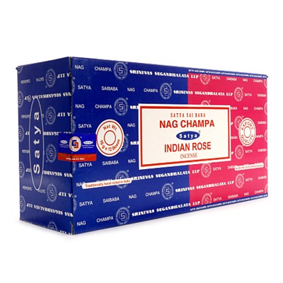 Благовония Satya Combo Nag Champa Ayurveda Комбо Нагчампа Аюрведа 16gm уп-12шт