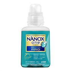 LION Жидкое средство "Top Nanox One PRO" для стирки (максимальное отстирывающее и дезодорирующее действие + сохранение цвета + защита от повреждений, суперконцентрат) 380 г / 15