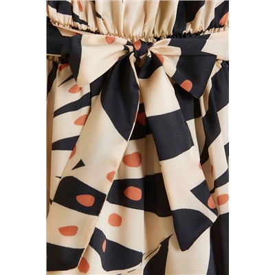 River Island Girls Printed Bardot Dress