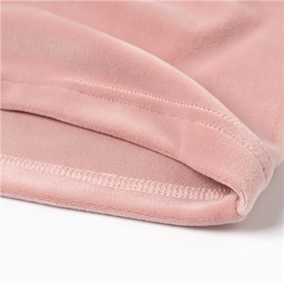 Костюм детский (свитшот, брюки) KAFTAN Plushy р.32 (110-116), розовый