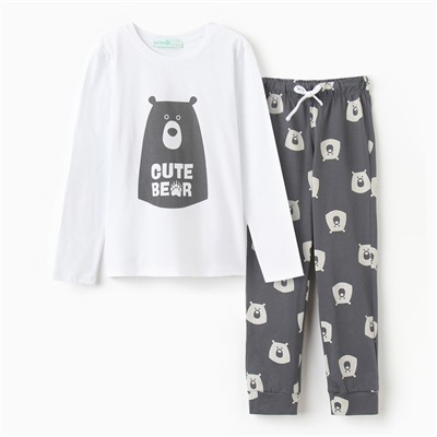 Пижама детская для девочки KAFTAN "Bear" рост 122-128 (34)
