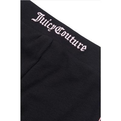 Juicy Couture Girls Flared Black Leggings