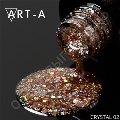 Гель-лак Art-A серия Crystal №002, 8мл