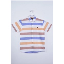 Синяя рубашка для мальчика 5013/5012