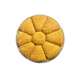 Халва арахисовая 5 кг со вкусом дыни (метал.поднос) ВБ