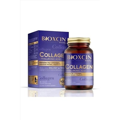 Bioxcin Beauty Collagen 30 таблеток — гидролизованный коллаген типа 1 и типа 3