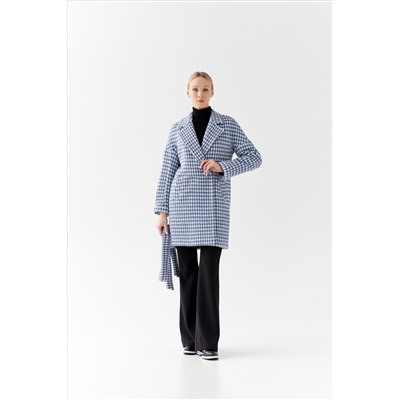 Пальто женское демисезонное 25990 (grey blue)