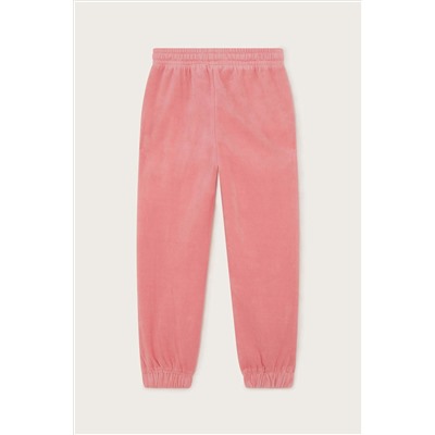 Monsoon Pink Velour Joggers