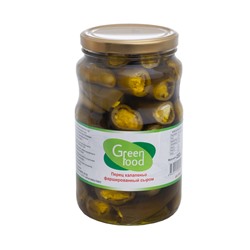 Перец Халапеньо "Green Food" фаршированный сыром 1,55 кг 1/6 (стекло)