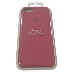 Силиконовый чехол для iPhone 7/8 бордовый