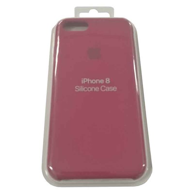 Силиконовый чехол для iPhone 7/8 бордовый