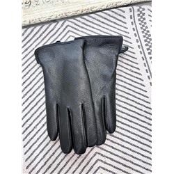 Мужские перчатки из натуральной кожи оленя + шерсть/10,5