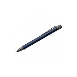 Ручка шариковая автоматическая Faber-Castell "Hexo" черная, 1,0мм, поворот., шестигран., синий корпус, инд. картон. упаковка