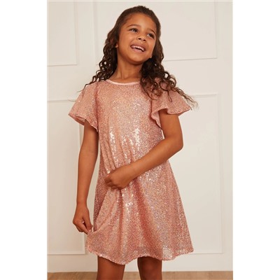 Chi Chi London Sequin Smock Dress