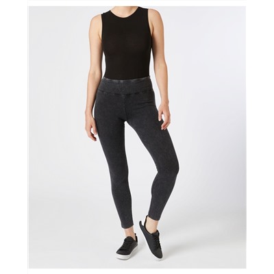 Leggings Acid-washed Janina, elastischer Bund