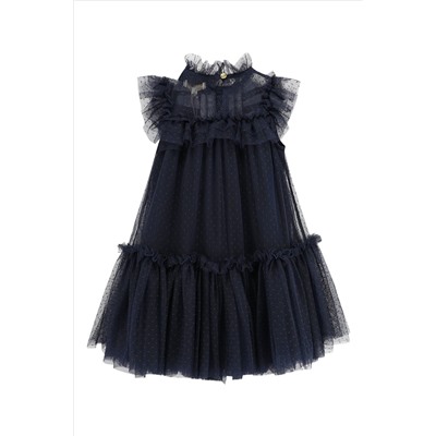 Angels Face Blue Andrea Spotted Tulle Dress