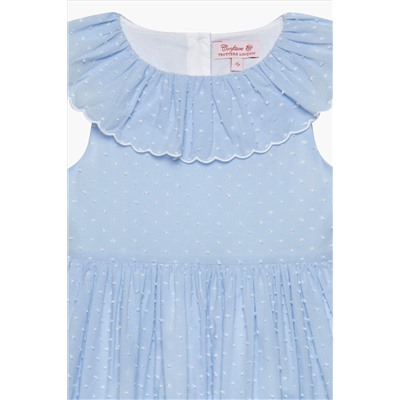 Trotters London Blue Florrie Wide Willow Dress