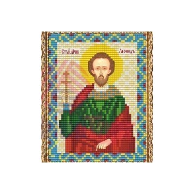 Набор для вышивания бисером ВБ-237 "Икона Св. Мученика Леонида"