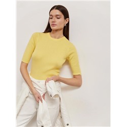 Трикотажная футболка  цвет: Желтый B2843/sodayki | купить в интернет-магазине женской одежды EMKA
