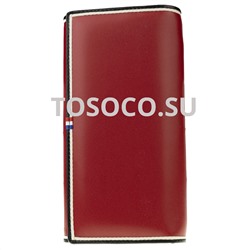 g-1001-3 red кошелек натуральная кожа и экокожа 9х19х2