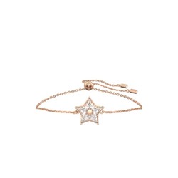 Pulsera con cristales Swarovski Stella Chapado en oro rosa