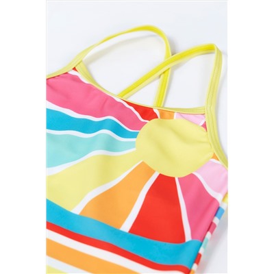 Frugi Blue Stripe Tankini Made From Chlorine Safe And Recycled Materials