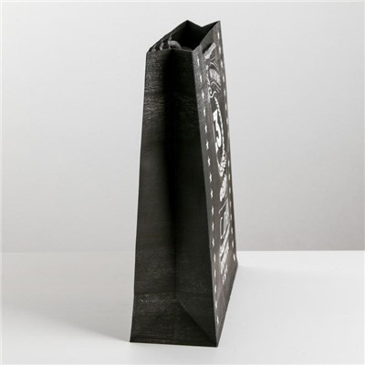 Пакет подарочный ламинированный вертикальный, упаковка, «Защитнику», ML 23 х 27 х 11,5 см