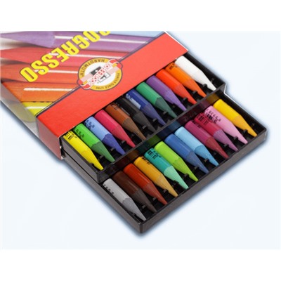 Набор цветных карандашей Progresso "KOH-I-NOOR" 8758 в лаке 24 цвета, L=153 мм, в картонной упаковке
