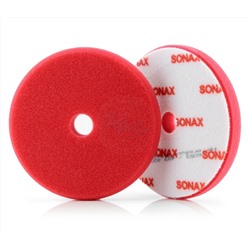 Круг полировальный SONAX для эксцентриков (твердый) Красный 143 мм