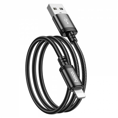 Кабель USB - Lightning HOCO X89 (черный) 1м