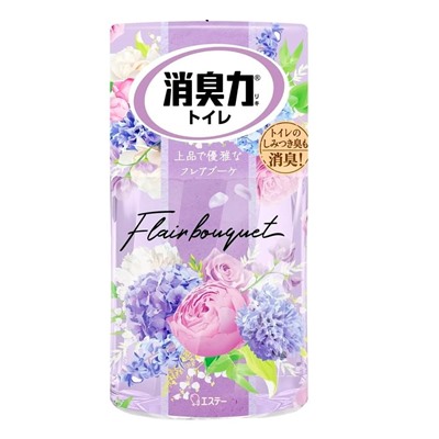 ST Жидкий освежитель воздуха для туалета "SHOSHU RIKI" «Изящный букет» (свежий цветочно-фруктовый аромат) 400 мл / 18
