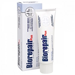 Зубная паста Biorepair Pro White Rissia Plus сохраняющая белизну, 75 мл