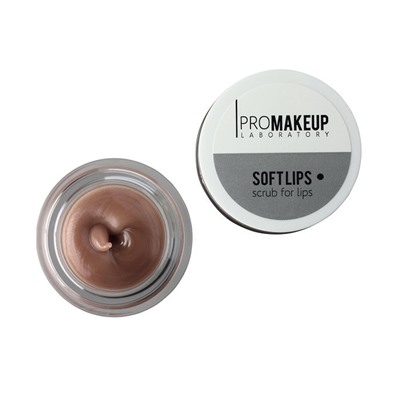 Скраб для губ PROMAKEUP laboratory в баночке -  SOFT LIPS шоколад, 7 г