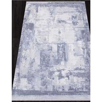 Ковёр прямоугольный Alpin Lotus, размер 80x150 см, цвет grey/blue