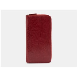 Кожаное портмоне из натуральной кожи «PR0014 Red Piton»