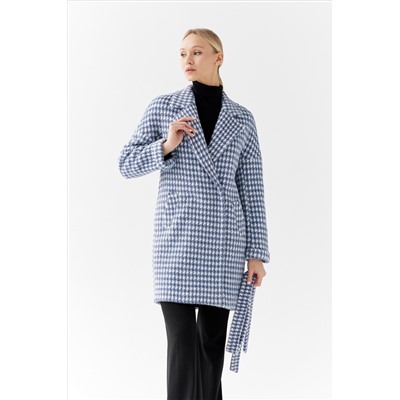 Пальто женское демисезонное 25990 (grey blue)