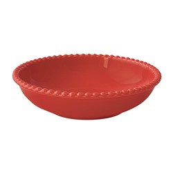 Тарелка суповая 20см (красный) "Tiffany" без инд.упаковки.
