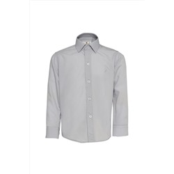 Серая рубашка с длинным рукавом для мальчика GM3999-Серый