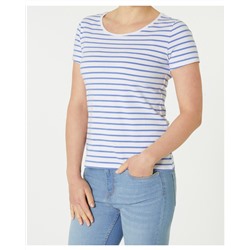 Gestreiftes T-Shirt Janina, Stretchanteil