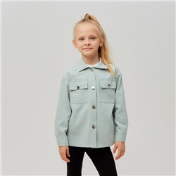 Рубашка для девочки MINAKU: Casual collection KIDS цвет мятный, рост 122