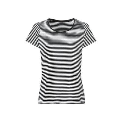 esmara® Damen T-Shirt, 2 Stück, mit weitem Rundhalsausschnitt