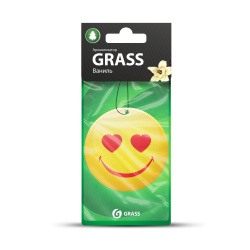 GRASS Ароматизатор картонный "Смайл" Ваниль