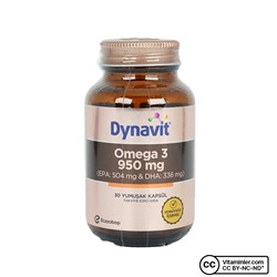 Рыбий жир Dynavit Omega 3 950 мг 30 капсул