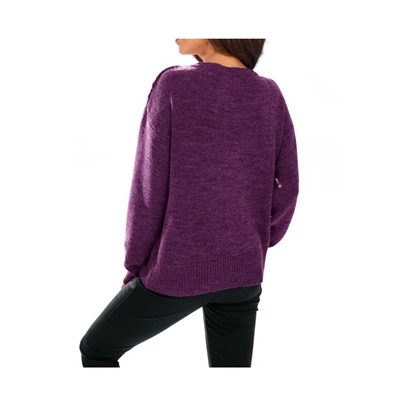 Пуловер, малиновый