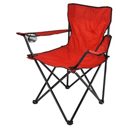 **ProfiCamp Basic Кресло складное туристическое (50х50х80 см, до 100 кг, красный)